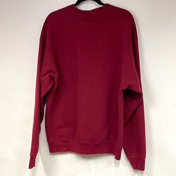 Vintage Women's Maroon Size XL Amish Country Crewneck Sweatshirt - Picture 5 of 7